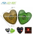 1 LED heart shape mini flashing warning light